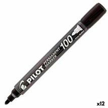 Pilot Permanentmarker Sca-100 Schwarz -12u-