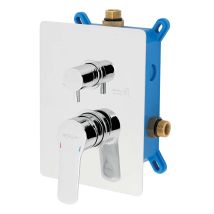 Metalia 54 - Unterputzarmatur, Für 2 Verbraucher, Mit Einbaukörper, Chrom Box54051r,0 - Novaservis