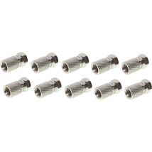 Connecteur Coaxial Shiverpeaks Bs85012-r10 Acier Inox 10 Pièces