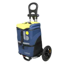 Borsa Per Bici Bellelli "b-tourist" Blu/giallo, Portata Massima 25 Kg