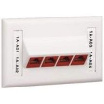 Placa Panduit Nk4hsfiwy 4 Módulos Abs