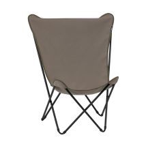 Sillón Plegable Maxi Pop Up Lafuma Lfm5358 Grès/noir