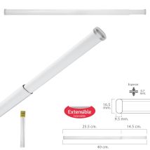 Ausziehbare Scherstange 25,5/40 Cm. Mit Einstellbarer Druckfeder (1 Stück)
