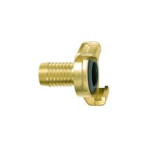 GEKA – Schlauchstück MS 3/4' 19mm – Klauenabstand 40mm – Messing – Nitril-Butadien-Kautschuk (NBR) – max. 40 bar