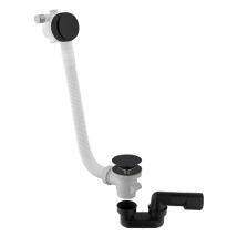 Desagüe De Llenado Para Bañera Clic-clac De 90 Cm, Epoxy Negro Mate