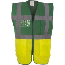 Gilet Multifunzione Yoko Ad Alta Visibilità Verde / Giallo Fluorescente S