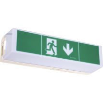 B-safety - Br 565 030 Fluchtweg-notbeleuchtung Deckenaufbaumontage, Wandaufbaumontage