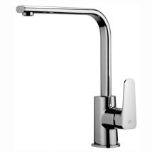 Sly Spültischmischer – Wasserhahn mit Kartuschendurchmesser 35mm – Chrom – Höhe unter dem Auslauf: 20cm – Metalloberfläche