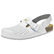 Abeba Sicherheitssandalen 4050 Gr. 48 – Leder – rutschhemmende Laufsohle – antistatisch – ESD-gerecht