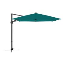 Doppler Sonnenschirm / Ampelschirm "derby Dx 335", 332 X 332 X 367 Cm (l X B X H), Petrol, Bezug Aus 100 % Polyester, Gestell Aus Aluminium, 19,8 Kg