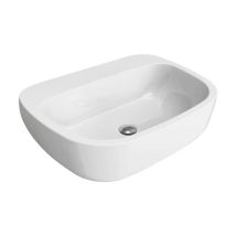Flaminia - Mono' Lavabo Sospeso O Ad Appoggio 64 Cm. In Ceramica Bianco Mn64l