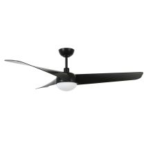 Dc Ceiling Fan Osprey Black With Led & Remote