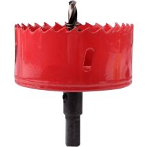 Sierra De Corona Bimetálica Hss M42 De 90 Mm Para Hierro, Aluminio, Madera, Yeso, Tuberías, Plástico Y Tableros De Fibra.