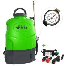 Iris - Pompa Irroratrice A Batteria Litio 16lt Garden E-lite