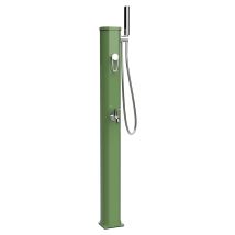 Ducha Solar De Exterior Jolly Go Formidra 20l 24x26x120cm - Aluminio - Ducha De Mano Extraíble, Mezclador Y Enjuague De Pies