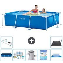 Intex Piscina Con Estructura Rectangular - 220x150x60 Cm - 7-piezas S40048