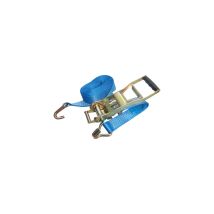 Correa De Amarre De 9 M X 50 Mm - Tmu 2 T / 4 T - 2 Partes - Ganchos De 2 Dientes De Tracción - Trinquete Inverso