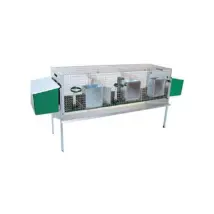 Conigliera Plura 200212 Ropet Scomparti 2 Fattrici 1 Ingrasso 158/213x51x42/80cm