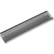 Profilé pour tube LED – Diffuseur transparent encastré 1m – Largeur, Matières, Longueur – Silver Electronics