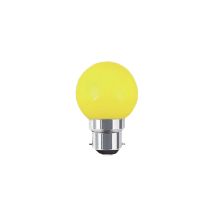 Lampadina LED Gialla 1W B22 – XXCELL – 15.000 ore – Angolo di illuminazione 180°