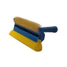 Cepillo de limpieza para mosquiteras de 16 cm – Cerdas: Nylon – Mango: Plástico con rosca