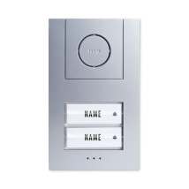 Vistus Außenstation – Aluminium-Druckguss – IP44 – 118 x 195 x 25 mm – 15V DC – 1A – Türkommunikation – M-E