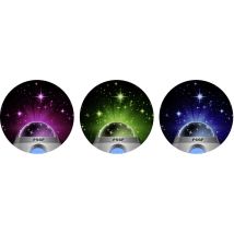 MyMagicStarLight Nachtlicht – Sternenhimmel-Projektor – grau/weiß – 5 Naturgeräusche – 10 Einschlaflieder – 3-Stufen-Timer