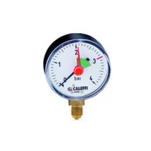 Caleffi Manometer 1" – 3 bar – passend für Kesselgruppe bis 50 kW – 302631, 302634