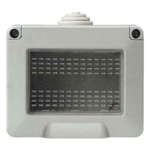 Ettroit Caja 2P IP55 - Protección IP55 - Termoplástico - Compatible con Vimar Plana