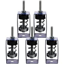 5 Supports De Suspension Pour Isolateurs De Vibrations, Fixation Au Plafond.-16.5x4cm