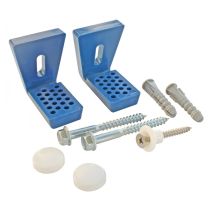 Somatherm – Kit de fijaciones para inodoro y bidé – Instalación rápida y sencilla – Fabricado en Francia