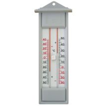 Termómetro max-min de mercurio – 230 x 78 mm – Ideal para entornos industriales y de construcción