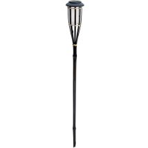 Lampe Solaire En Bambou, Torche, 65 Cm