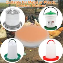 Winter Chicken Waterer, Poultry Waterer, Heating Base, Chicken Waterer, Anti-scalding Aluminum Plate Suitable For Indoor And Outdoor Use