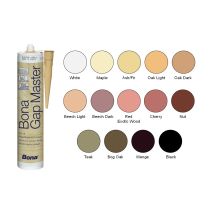 Bona Gap Master Stucco Elastico Nei Colori Dei Vari Legnami, Per Stuccare Parquet Battiscopa-bianco
