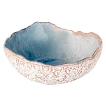 Signes Grimalt Cuenco Bol Decoracion Cuenco Ceramica Y Gres Azul 14x14x6cm 36912