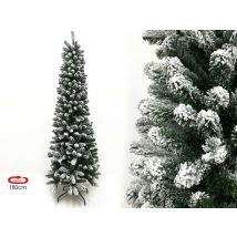 Rotex - Albero Di Natale Artificiale Innevato Slim Maiella 180 Cm