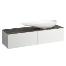 Il Bagno Alessi Cajonera, Encimera De Piedra Marrone - Laufen
