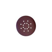 Kivec – Disco abrasivo velcrato Ø 225 mm, grana 100, confezione da 50 pezzi – 16 fori – per legno, plastica, metallo