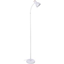 Lámpara De Pie Argos 1xe27 Al.155xd.22cm Blanco/madera