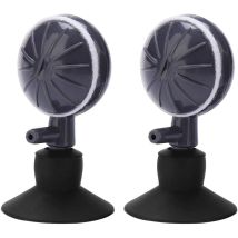 Triomphe - 2pcs Aquarium Air Bubble Stone Suction Cup, Adjustable Rotating Oxygen Diffuser For Aquarium, Hydroponic Pump For Aquarium