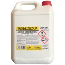 Acido Cloridrico Muriatico Per La Disincrostazione Di Piastrelle E Mattoni -5 Lt
