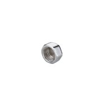 IBP – Tapón femenino de latón cromado 1/2"" – Conexiones roscadas en latón CW617N-DW – Apto para sistemas hidrotérmicos
