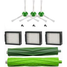 Ersatzteilset Kompatibel Mit Roomba I7 I7+ E5 E6 E7 – Seitenbürstenpaket, Walzen Und Hepa-filter