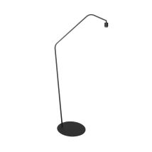 Schwarze Bogenlampe – Zickzack – Metall – 173 cm – Ideal für Wohnzimmer und Leseecken