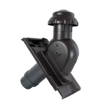 Aura-lüfter Dn 125 Anthrazit Matt Passend Für Braas Rubin 9 V
