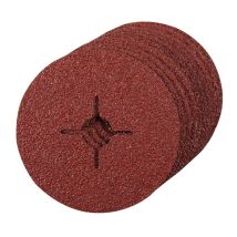 Disque À Lamelles Abrasif Corindon Ø125 Mm – Grain 40 – Lot De 10 Disques Pour Métaux Et Bois – Longue Durée – Rosver