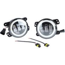 Jeffergarden 2 Pièces Phares Antibrouillard Étanches 4 Pouces Led Haute Luminosité Feux De Conduite Antibrouillard Remplacement Pour Jeep Wrangler