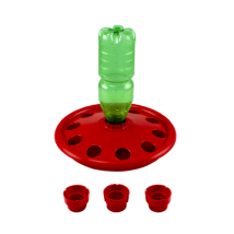 Abbeveratoio per pulcini – Polipropilene – Diametro 24 cm, Altezza 4.6 cm, Peso 179 gr – RIVER SYSTEMS
