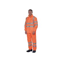 Asatex Warnschutz-regenjacke Prevent Orange Größe Xxl - Rjo/xxl